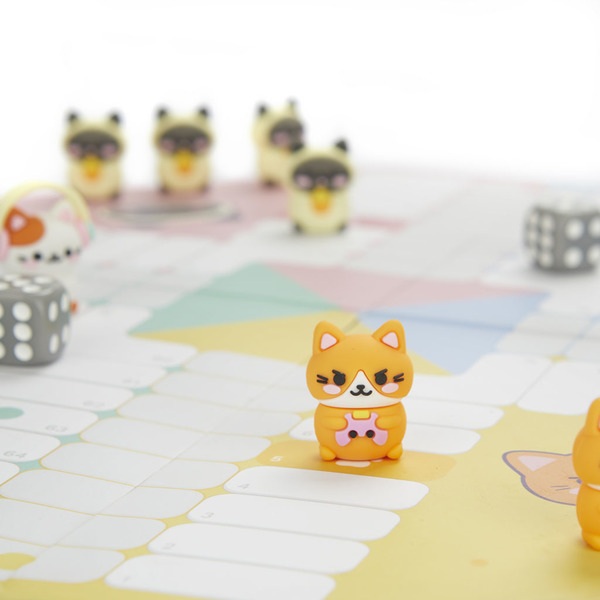 Balvi Juego De Mesa Parchís Kawaii Purrchisi Plástico-27737