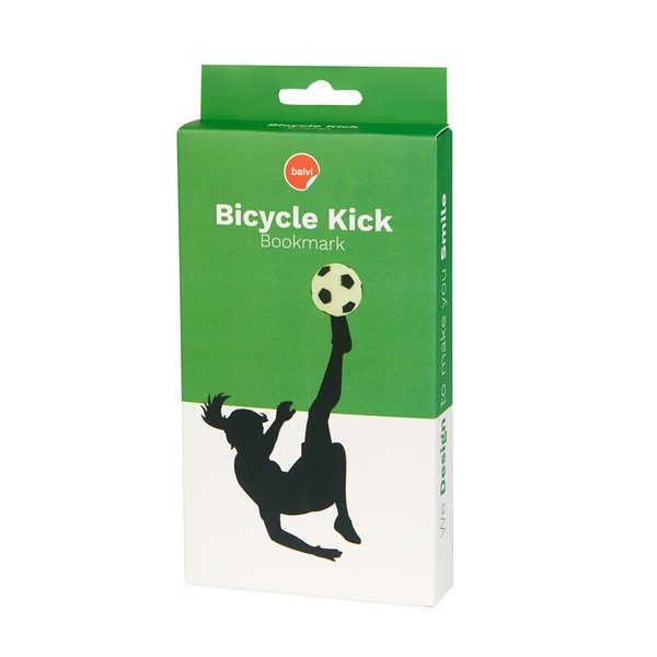 Balvi Marcapáginas Bicycle Kick Girl Negro/blanco-27893