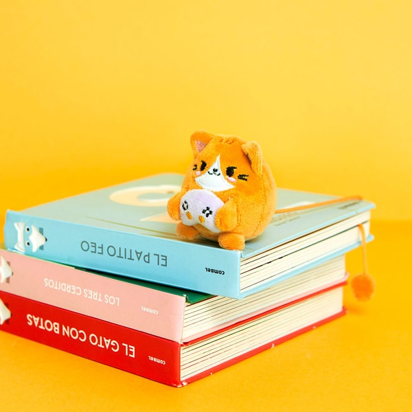 Balvi Marcapáginas Fluffy Kawaii Gamer Naranja-27881