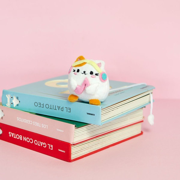 Balvi Marcapáginas Fluffy Kawaii Melody Blanco-27879