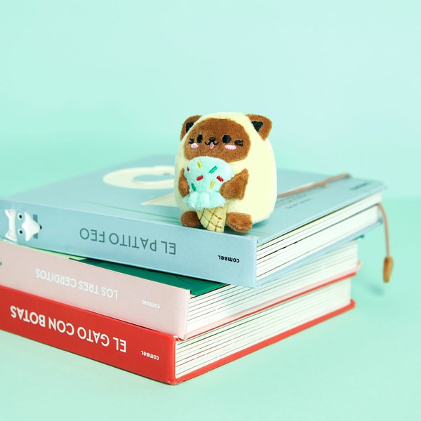 Balvi Marcapáginas Fluffy Kawaii Minty Amarillo-27880