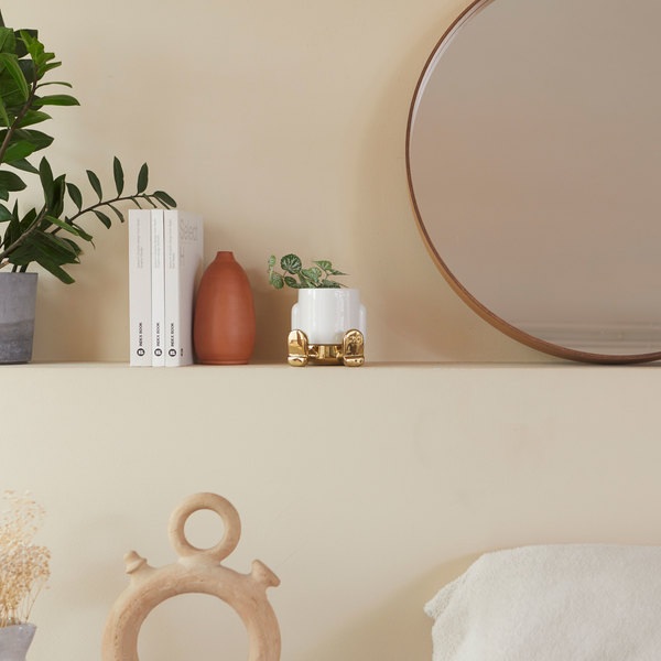 Balvi Mini Maceta Mr.Sitty Gold Edition Cerámica-27937