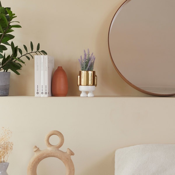 Balvi Mini Maceta Mr.Standy Gold Edition Cerámica-27936