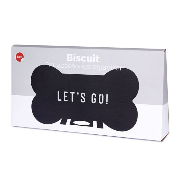 Balvi Organizador Accesorios Mascota Biscuit Negro-27705
