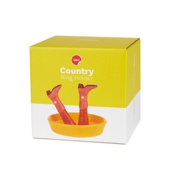 Balvi Porta Anillos Happy Legs Country Cerámica-27912