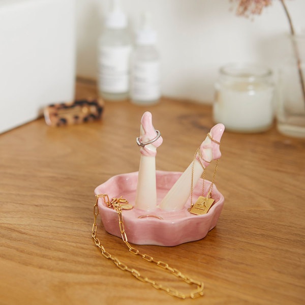 Balvi Porta Anillos Happy Legs Dance Cerámica-27916