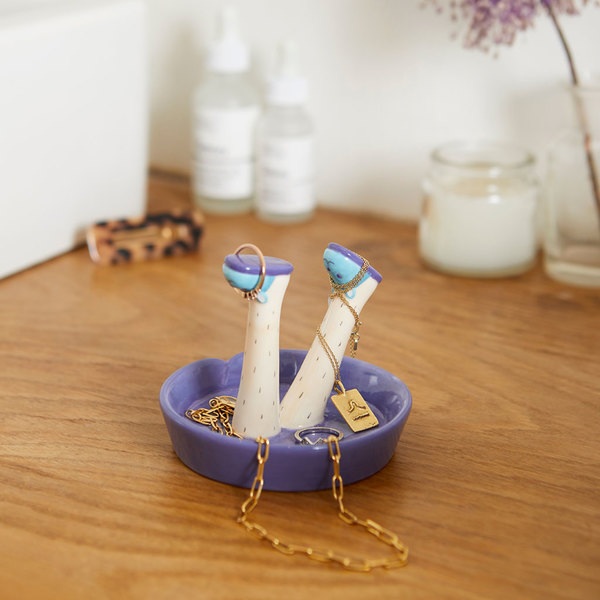 Balvi Porta Anillos Happy Legs Weekend Cerámica-27915