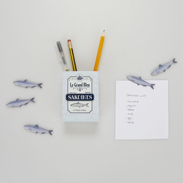 Balvi Portalápices Magnético Sardines 5 Imanes-27341