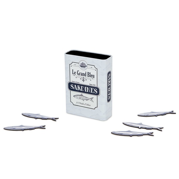 Balvi Portalápices Magnético Sardines 5 Imanes-27341