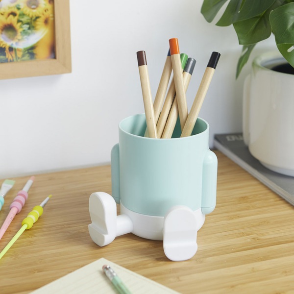 Balvi Portalápices Mr.Sitty Azul Claro/blanco-27744