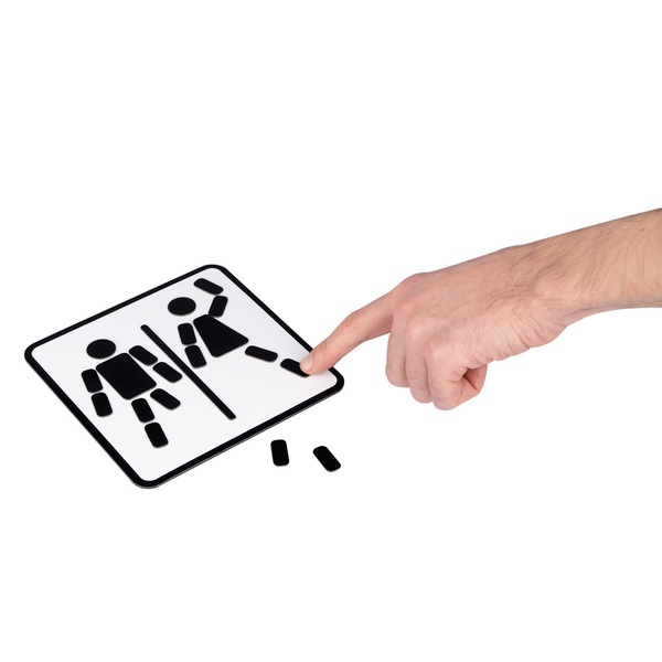 Balvi Señal Puerta Ladies & Gentlemen Magnético-27141