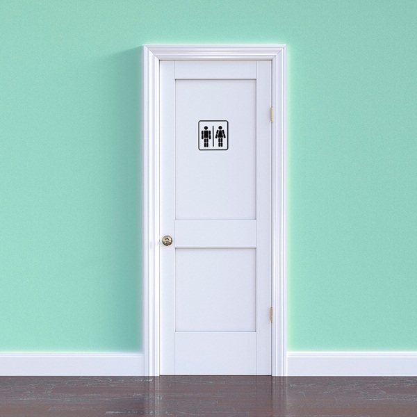 Balvi Señal Puerta Ladies & Gentlemen Magnético-27141