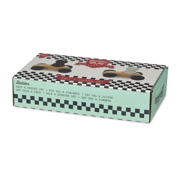 Balvi Set Sal & Pimienta Bolides Madera/cerámica-27435