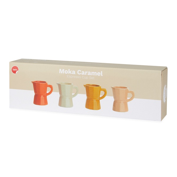Balvi Set Tazas Espresso Moka Caramel Colores Surt.-27998