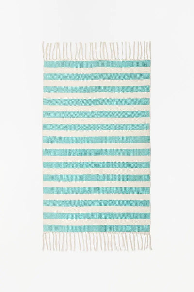 Batela Alfombra a rayas azul turquesa - Batela