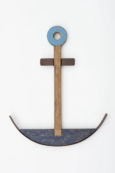 Batela Ancla de madera y metal en varios colores