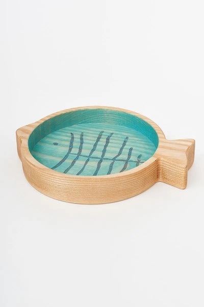Batela Bandeja de madera pez pequeña - Batela