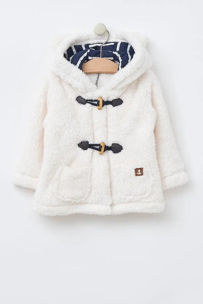 Batela Batela - Bebé. Forro polar tipo abrigo con orejas en gorro