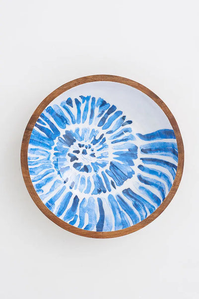 Batela Bol de Madera Esmaltada con Concha Mediana