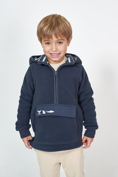 Batela Jersey de forro polar capucha niña o niño