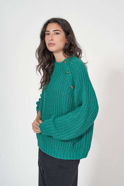 Batela Jersey de punto con botonadura decorativa