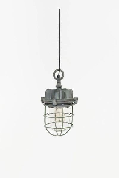 Batela Lampara vintage de techo. Decoración náutica