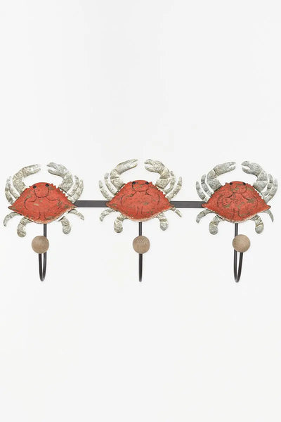Batela Perchero cangrejos de madera y metal - Batela
