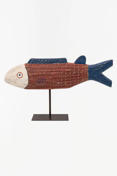 Batela Pez tallado en madera - D2000 - Batela