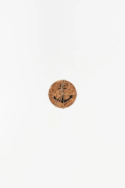 Batela Posavasos de corcho ancla