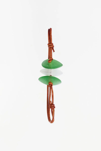 Batela Pulsera de seaglass verde - D6330V - Batela