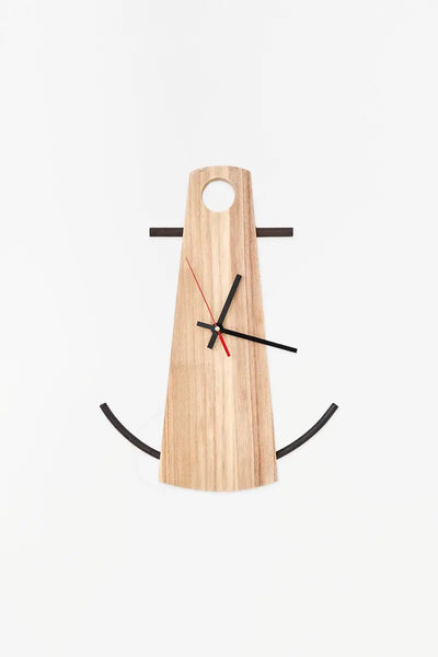 Batela Reloj pared ancla estilo náutico