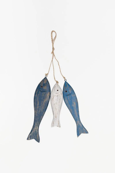 Batela Ristra peces madera