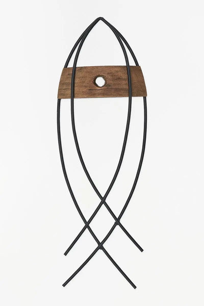 Batela Silueta de pez en metal individual - Batela