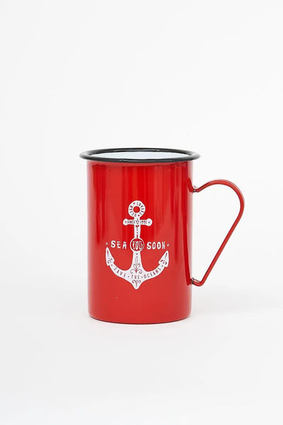 Batela Taza alta de metal ancla - Batela