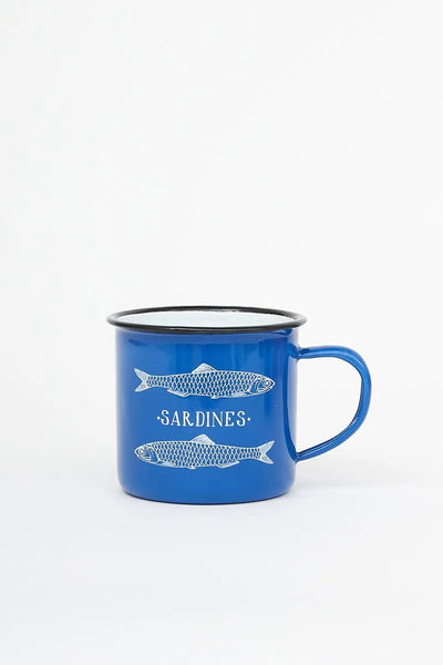 Batela Taza de metal 'Sardines' mediana - Batela