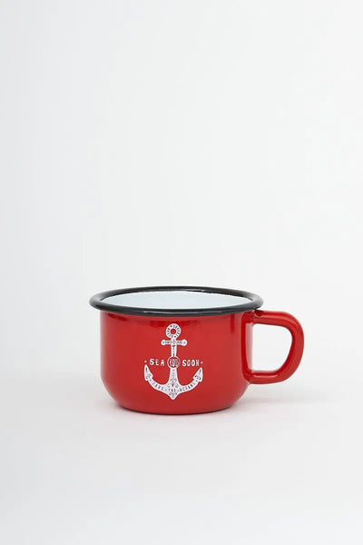 Batela Taza mediana de metal ancla - Batela