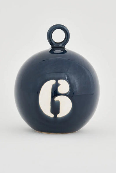 Batela Boyas Decorativas de Cerámica con Números: Estilo Náutico