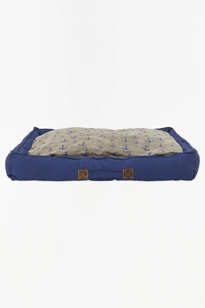 Batela Cama grande estilo náutico o marinero para mascota