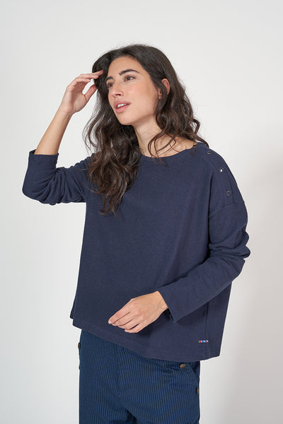 Batela Camiseta para mujer confeccionada en un tejido con textura de jersey