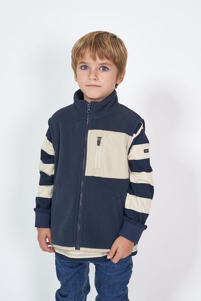 Batela Chaleco para niña o niño confeccionado en tejido de forro polar