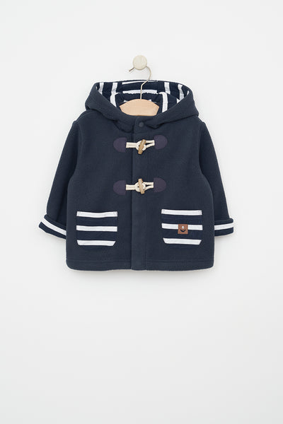 Batela Chaqueta bebé confeccionada en tejido polar con capucha