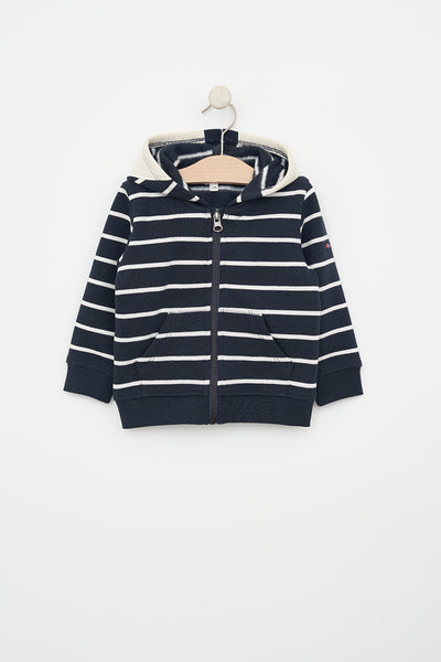 Batela Chaqueta o sudadera con capucha en felpa para bebé