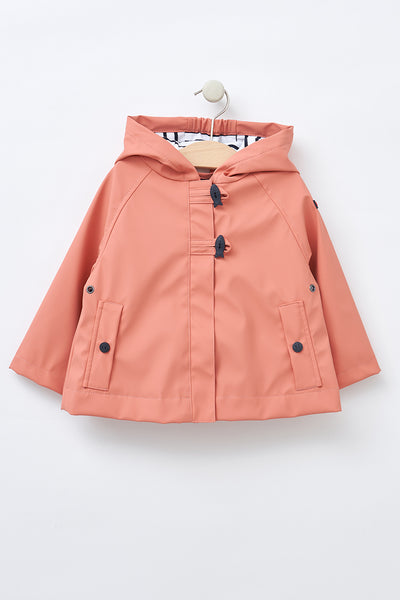 Batela Chubsquero de bebé mrinero botones pez con forro interior de lgodón