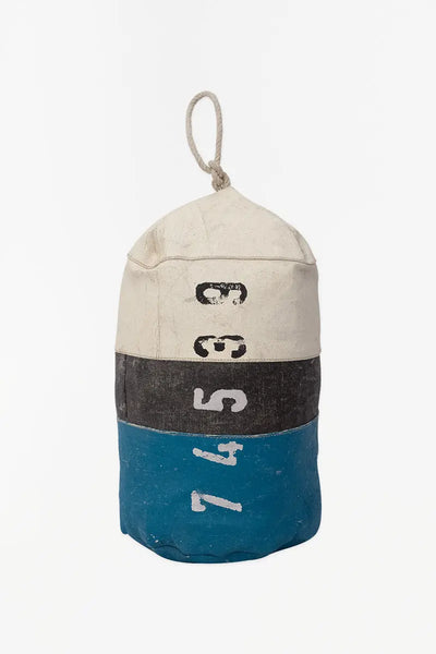 Batela Cojín de canvas envejecido con forma de boya - D6770 - Batela