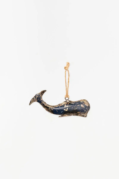 Batela Colgante ballena en chapa reciclada bidones - D7074 - Batela