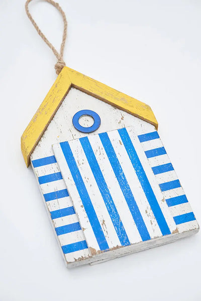 Batela Colgante Caseta de Playa en Madera - Encanto Costero en tu Decoración