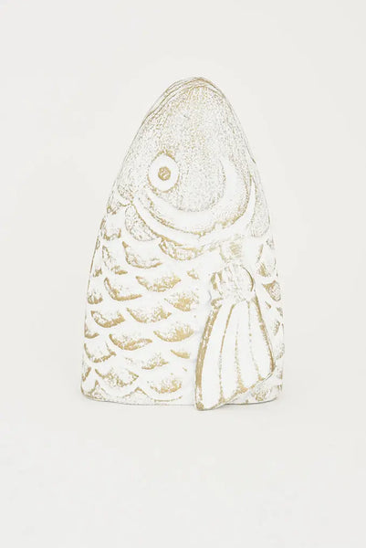 Batela Decoración Náutica: Pez Blanco de Aluminio - Batela