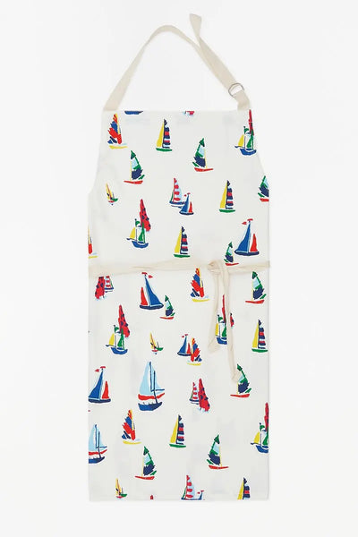 Batela Delantal con motivos de barcos o veleros - Batela