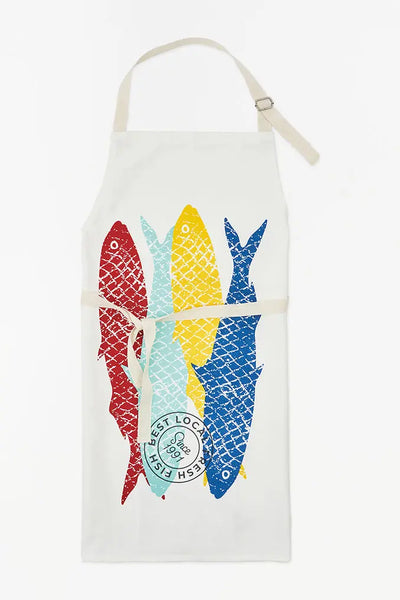 Batela Delantal con peces Algodón en Varios Colores: Estilo Marino