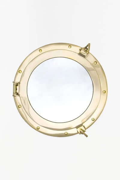 Batela Espejo ojo de buey en latón 30 cm - D773 - Batela